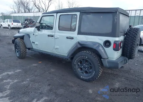 2023 Jeep Wrangler 4-Door Willys 4X4 из США, поврежденный, VIN 1C4HJXDG6PW664763